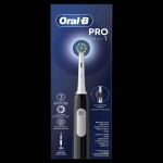 Oral-B Pro Series 1 Cross Action čierny / Elektrická zubná kefka / oscilačné / 3 režimy / senzor tlaku (Pro1 Black)