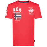 Geografické Nórsko Jequestre 254 M SY1305H/GN-Red Tričko L