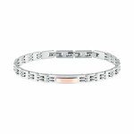 Trussardi Nadčasový bicolor náramok z ocele T-Steel TJAXV34