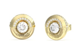 Guess Elegantné náušnice so zirkónom a kryštálmi Majorelle JUBE05380JWYGT/U