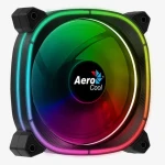 AeroCool Astro 12F ARGB LED čierna / 120mm / Hydraulic Bearing / 17.5 dB @ 1000 RPM / 42.1 CFM / 4-Pin + 3-Pin (ACF3-AT10227.01)
