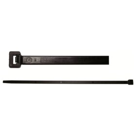 CellPack 146434, KS 4.5/360/BK, sťahovacie pásky, 4.5 mm, 360 mm, čierna, odolné voči olejom, odolné voči UV žiareniu, 100 ks; 146434
