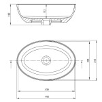 DEANTE - Alpinia biela Keramické umývadlo na dosku CGA_6U4S