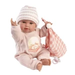 Llorens 63812 NEW BORN - realistická bábika bábätko so zvukmi a mäkkým látkovým telom - 38 cm