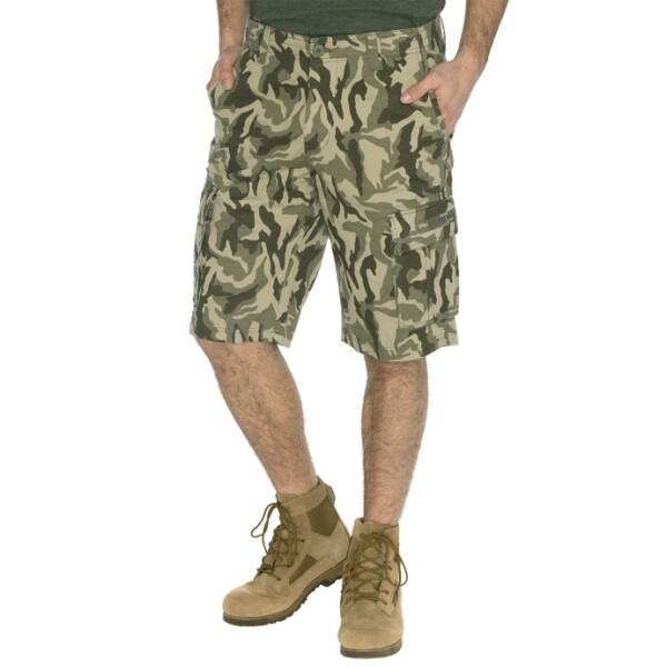 Bushman Pánske kapsáčové kraťasy Trooper II, tmavá khaki 62