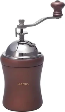 Hario MCD-2 tmavo hnedá / Mlynček na kávu / ručný / žernový (MCD-2)