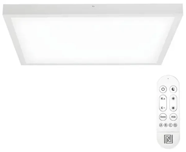 Immax NEO LITE FRAME SMART biela / Stropné svietidlo / 60×60 cm / IP44 / CCT / Wi-Fi / TUYA (07277L)