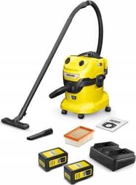 Kärcher WD 4-18 Dual Battery Set V-20/22 AKU mokro-suchý vysávač
