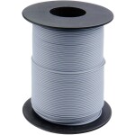 Donau Elektronik 125-S50-9 opletenie / lanko 1 x 0.25 mm² sivá 50 m; 125-S50-9