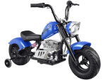 Mamido Detská elektrická motorka Chopper 24V modrá