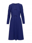 S413 Šaty s mašľou - modré EU XL