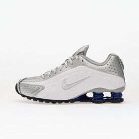 Tenisky Nike Shox R4 White/ White-Mtlc Silver-Deep Royal Blue-Black EUR 42