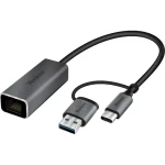 YENKEE YTC 013 USB C na Ethernet RJ-45 / Adaptér USB-C (M) - Ethernet (F) / 1000 Mb/s / 15 cm (8590669310586)