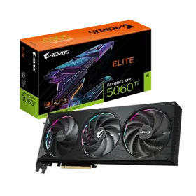 GIGABYTE AORUS GeForce RTX 5060 Tí ELITE 16GB / 2572MHz / 16GB GDDR7 / 128-bit / 1x HDMI + 3x DP / 650W (8) (GV-N506TAORUS E-16GD)
