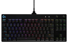 Logitech G Pro TKL čierna / herná klávesnica / DE layout / USB / RGB Lightsync / GX Blue Clicky (920-009389)