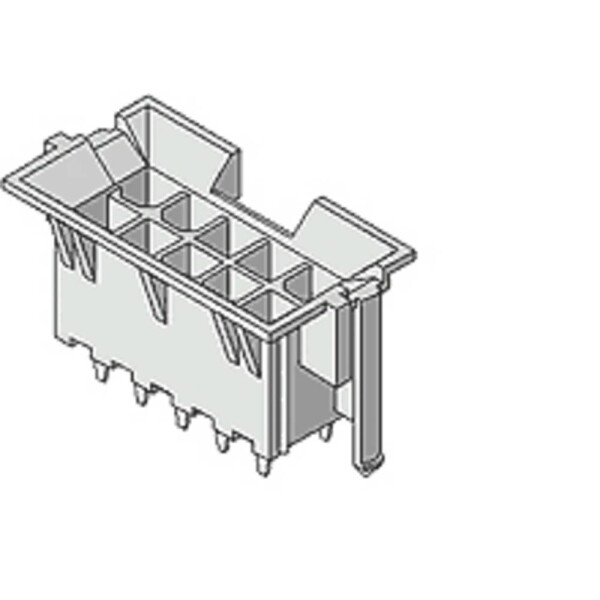 Molex vstavaná pinová lišta (štandardná) 44474-2411 1 ks Tray; 44474-2411