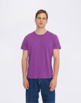 Organic Basics True Regular Fit Tee Aubergine XL