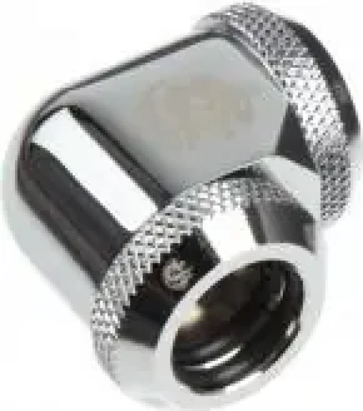 BitsPower Multi-Link uhlový adaptér 90 ° 12 mm HardTube gt; 12 mm HardTube strieborná (BP-E90DML)