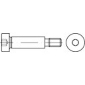 TOOLCRAFT 148035 lícovaná ramenná skrutka M8 70 mm vnútorný šesťhran ocel 25 ks; 148035