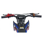 Mamido Detská benzínová motorka RamiGO TIGER 49CC modrá