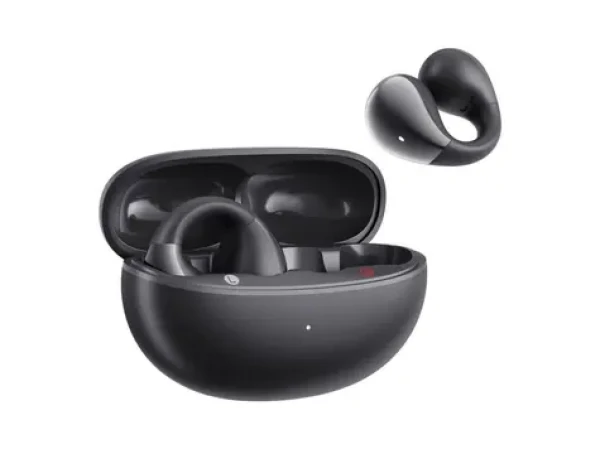 QCY Crossky Clip C30 čierna / Bezdrôtové slúchadlá / Bluetooth 5.0 / dobíjací box (T33 black)