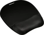 Fellowes penová čierna / Podložka pod myš a zápästie / Pamäťová pena / 230 × 220 × 20 mm