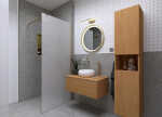 Sprchová zástena walk-in 100 cm SAT Walk-In SATBWI100MSPRMO SATBWI100MSPRMO