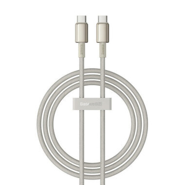 Baseus Tungsten Gold Kábel USB-C na USB-C 1m zlatá / 2x USB-C (M) / 100W (P10319800G21-00)