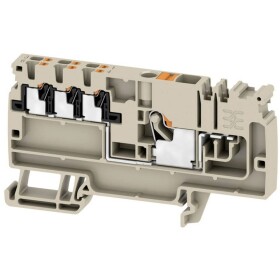 Weidmüller 2503870000 rozvodná svorkovnice 8.1 mm pružinové pripojenie béžová 20 ks; 2503870000