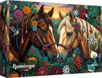 Trefl Puzzle Flamingo: Kvetinový dostih