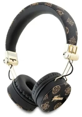 Guess GUBH70EPOSMK Peony Script čierna / Slúchadlá / On-ear / Bluetooth / ENC (GUBH70EPOSMK)