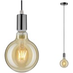 Paulmann Larus 79754 závesné svietidlo LED E27 čierny chróm; 79754