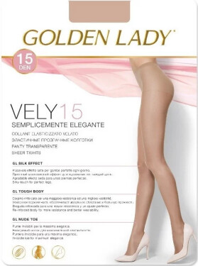 Dámske pančuchy Vely 15 Den - Golden Lady 4-L camel