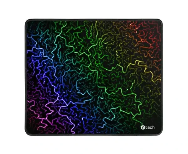 C-tech ANTHEA ARC farebná / Herná podložka pod myš / 320x270x4mm / obšité okraje (GMP-01ARC)
