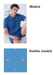 Pánske pyžamo Karelpiu KC8233 L světle modrá