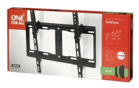 One For All WM4421 čierna / Držiak pre televízie / 32-65" / naklápací 15° / VESA 400x400 / nosnosť 100 kg (WM4421)