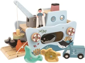 2KIDS TOYS Magnetická hračka Rybárska loď