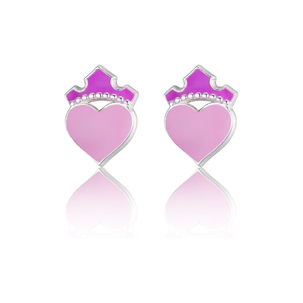 Disney Slušivé strieborné náušnice Šípková Ruženka Mini ES00106SL.CS
