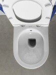 ISVEA - INFINITY CLEANWASH závesná WC misa, integrovaný ventil a bidetová spŕška, Rimless, 36,5x53cm, biela 10NFS1001I