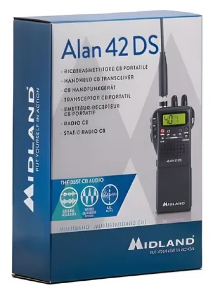 Midland Alan 42 DS / Ručná CB vysielačka (C1267)