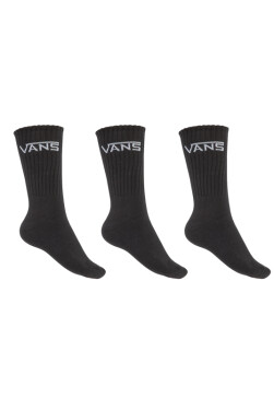 Vans CLASSIC CREW 3PK black moderné farebné pánske ponožky - 7-9