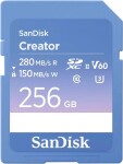 SanDisk Creator SDXC 256 GB Class 10 UHS-II/U3 V60 (SDSDXEP-256G-GNCIS)