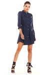 Infinite You Dress M200 Navy Blue M