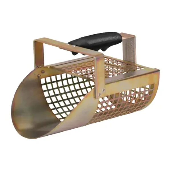 GARRETT Kovová lopatka na piesok / Hračka na piesok / Eloxovaná oceľ / Sito 3/8” (1600970)