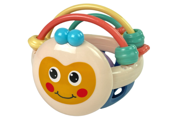 Mamido Baby Rattle Pastelové farby Ball