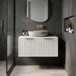 REA - Kúpeľňová skrinka pod umývadlo Core 80cm White REA-M0401