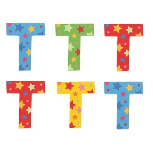 Bigjigs Toys Hviezdičkové písmenko T/od 3 rokov