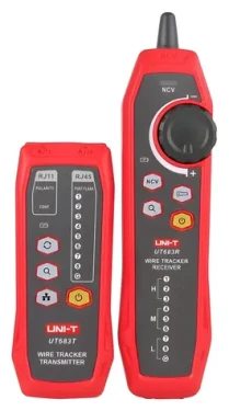 UNI-T UT683KIT / Lokátor káblov / vysielač a prijímač / RJ11 do 3000 m / NCV (UT683KIT)