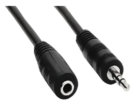OEM Audio predlžovací kábel Jack 3,5 mm / Audio kábel / Jack(M) - Jack(F) / 3 m (11.99.4353)