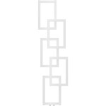 MEXEN - Grid vykurovací rebrík/radiátor dekoratívny 1360 x 390 mm, 349 W, biela W215-1360-390-00-20